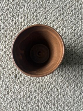 Handmade Terracotta Pot - Brown. NEVER USED. PERFECT CONDITION.